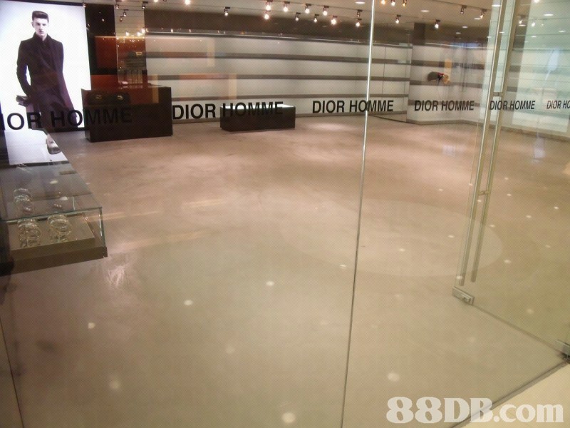 DIO DIO DIOR HOMME DIOR HOMME DIOR H   floor,property,flooring,tile,glass