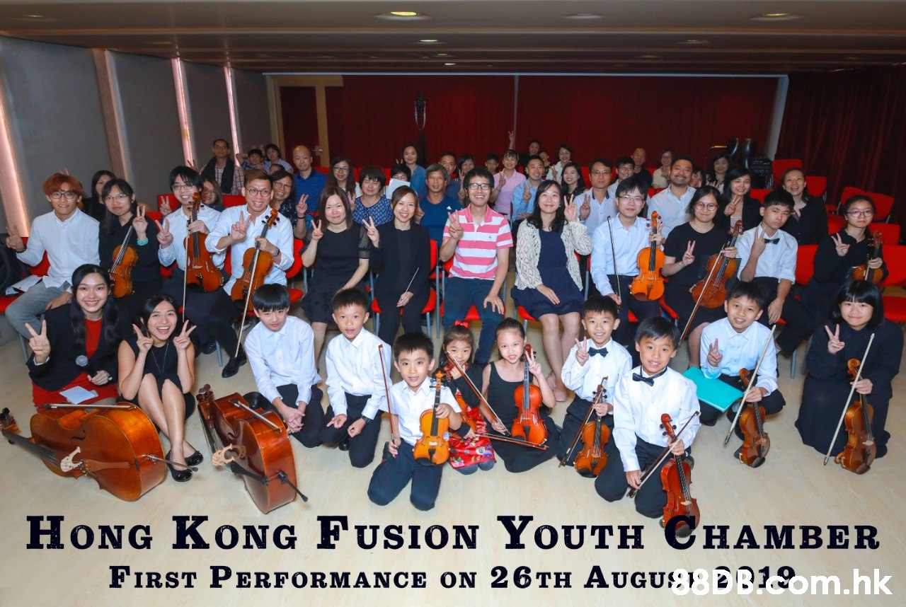 HONG KONG FUSION YOUTH CHAMBER FIRST PERFORMANCE ON 26TH AUGU};} 2B1om.hk  Social group,String instrument,Musical instrument,Event,Youth